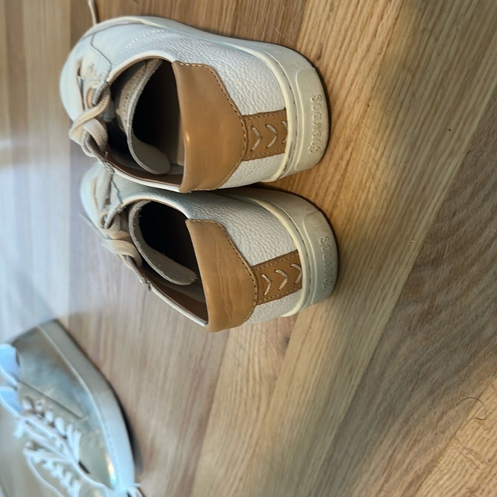 Soludos White Leather The Ibiza Classic Sneaker - Picture 3 of 3